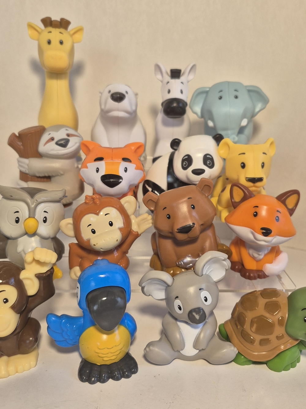 Fisher Price Little People Lot Of 16 New Style Animals Jungle Safari Zoo